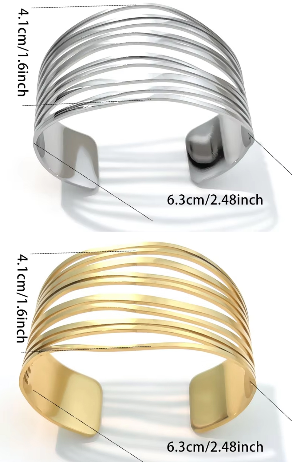 Gioielli personalizzati OEM I più venduti gioielli di moda con braccialetto aperto unisex vintage placcati in oro 18 carati con cuore d'amore in acciaio inossidabile