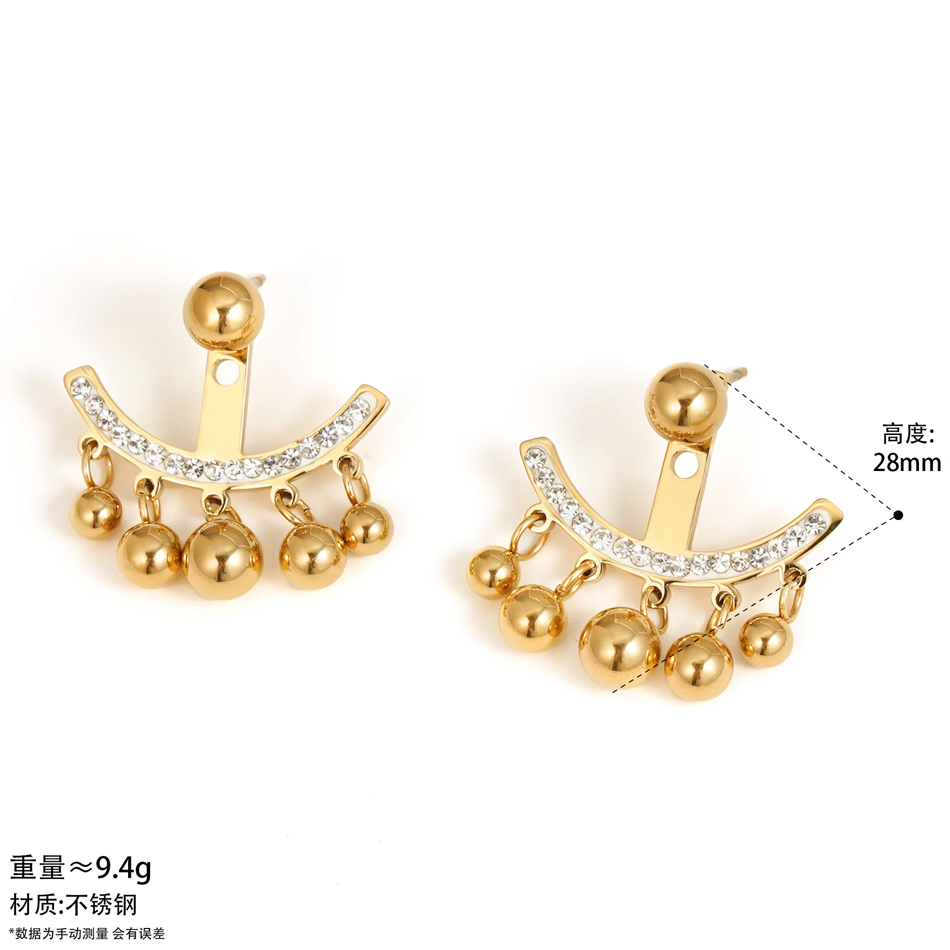 Orecchini a bottone con gocce di rugiada scintillanti gioielli personalizzati OEM minimalismo con orecchini di moda impilabili con diamanti CZ staccabili